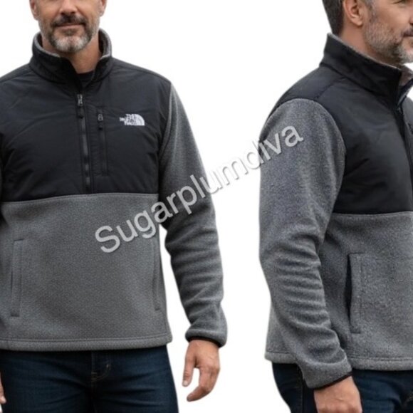 The North Face Candescent Gray 1/4 Zip Fleece Pullover SMALL Gorpcore Outdoor - Picture 1 of 13